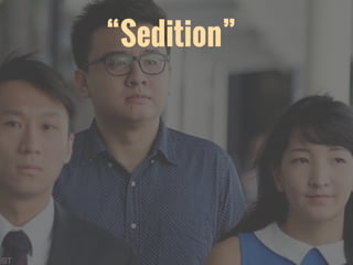 “Sedition”
 