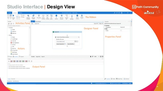 29
Studio Interface | Design View
 