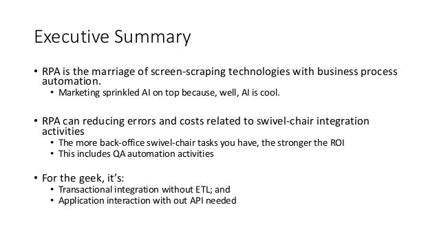 robotic process automation screen scraping