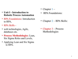 RPA1_ROBOTIC PROCESS AUTOMATION introduction | PPTX