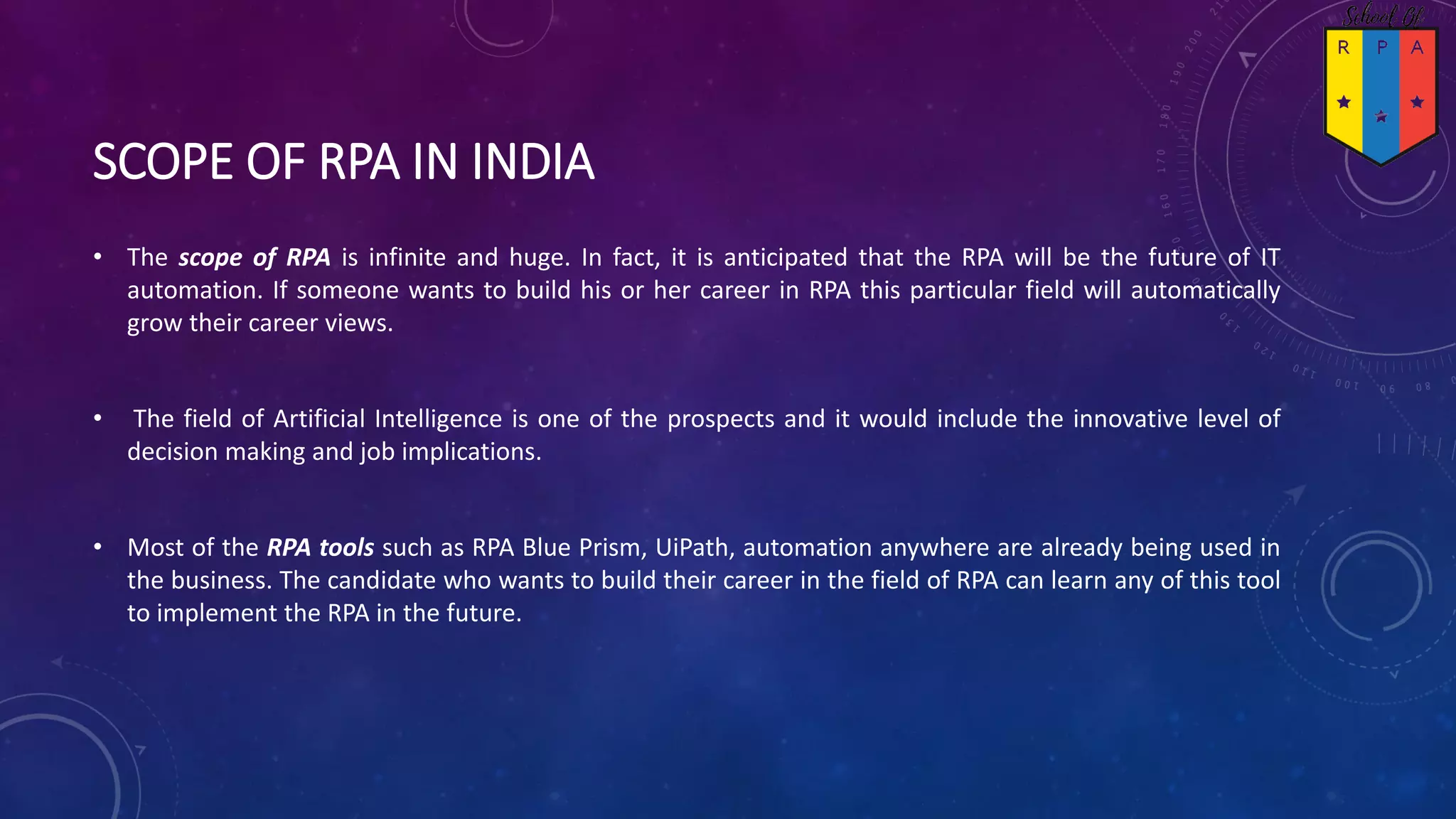 Rpa busines analys course content