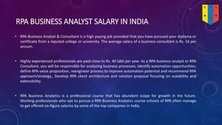 Rpa busines analys course content