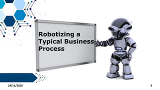 Robotizing a
Typical Business
Process
424/11/2020
 