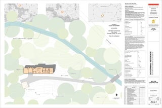 DN
B L A C K F O R E S T C R E E K
Black
Forest R
oad
Scale
Project number
Date
Drawn by
DICKERMANRESIDENCE
BLACKFORESTROADLUMBERLAND,SULLIVANCOUNTY,NY
AIA, CPHC, LEED AP BD+C, HERS
129 Sawkill Avenue
Milford PA 18337
Office 570 296 0466
Mobile 267 294 9818
richard@richardpedranti.com
www.richardpedranti.com
Licensed in PA, NY, and NJ
BUILDING
DEPARTMENT
SET
Richard Pedranti is a Certified Passive
House Consultant (CPHC) through the
Passive House Institute US (PHIUS)
P A S S I V E H O U S E
NOT FOR
CONSTRUCTION
1/16" = 1'-0"
5/23/20139:00:33AM
A0-L1
Site Plan and Energy
Compliance
12-15
DICKERMAN
5-17-13
RBP
1/16" = 1'-0"
1
S I T E P L A N
Lands of
COLIN DICKERMAN
6.2 ACRES
367 Black Forest Road
Geln Spey
Sullivan County, NY 12737
Town of Lumberland
Drawing List
Sheet
Number Sheet Name Builing Department
A0 Exterior Views x
A0-L1 Site Plan and Energy Compliance x
A1 Pier Plan and Floor Plan x
A2 Roof Plan and Electrical Plan x
A3 East and West Elevations x
A4 North and South Elevations x
A5 Longitudinal Sections x
A6 Building Section x
A7 Living Room Interior Elevations
A8 Kitchen and Bath Interior Elevations
A9 Mechanical, Fireplace, and Schedules x
A11 Site Sections
A12 Exterior Lighting Studes
S0 Notes and Specifications x
S1 Pier / Post Plan and Floor System x
S2 First Floor Plan Structure x
S3 Roof Structure x
S4 Details x
S5 Wall Bracing Structure x
S6 Wall Bracing Structure x
S7 Wall Bracing Strcuture x
Climatic and Geographic Design Criteria
Ground Snow Load 40
Wind Speed 90
Wind Topographic Effects No
Seismic Design Category B
Weathering Severe
Frost Line Depth 48"
Termite Yes
Winter Design Temp 5 Degrees
Ice Barrier Underlayment Required Yes
Flood azards N/A
Air freezing Index 1500
Mean Annual Temperature 45 Degrees
Additional Climate Data
Heating Degree Days 6,291
Cooling Degree Days 539
Climate Zone Zone 5B
Percent Possible Sunshine 51%
Average Annual Precipitation 36"
Average Annual Snowfall 47"
Table 402.1.1 Insulation and Fenestration Requirements
Climate Zone 6
Fenestration U-factor 0.35
Skylight U-factor 0.60
SHGC NR
Ceiling R-value 49
Wood framed wall R-value 20 or 13+5 (f)
Mass wall R-value 15/19
Floor R-value 30 (e)
Basement Wall (c) R-value N.A.
Slab (d) R-value and depth 10, 4ft.
Crawl space R-value N.A.
ENERGY COMPLIANCE
2010 Energy Conservation construction Code of the State of New York
BUILDING CODE COMPLIANCE
2010 Residential Code of the State of New York
FOR SI: 1 FOOT = 304.8 MM.
A. R-VALUES ARE MINIMUMS. U-FACTORS ANDSHGCARE MAXIMUMS. R-
19 BATTS COMPRESSED INTO A NOMINAL 2x6 FRAMING CAVITY SUCH
THAT THE R-VALUE IS REDUCED BY R-1 OR
MORE SHALL BE MARKED WITH THE COMPRESSED BATT R-VALUE IN
ADDITION TO THE FULL THICKNESS R-VALUE.
B. THE FENESTRATION U-FACTOR COLUMN EXCLUDES SKYLIGHTS.
C. N.A.
D. R-5 SHALL BE ADDED TO THE REQUIRED SLAB EDGE R-VALUES FOR
HEATED SLABS. INSULATION DEPTH SHALL BE THE DEPTH OF THE
FOOTING OR 2 FEET, WHICHEVER IS LESS IN ZONES 1 THROUGH 3 FOR
HEATED SLABS.
E. OR INSULATION SUFFICIENT TO FILL THE CAVITY, R-19 MIN.
F. "13+5" MEANS R-13 CAVITY INSULATION PLUS R-5 INSULATED
SHEATHING. IF STRUCTURAL SHEATHING COVERS 25 PERCENT OR
LESS OF THE EXTERIOR, INSULATING SHEATHING IS NOT REQUIRED
WHERE STRUCTURAL SHEATHING IS USED. IF STRUCTURAL
SHEATHING COVERS MORE THAN 25 PERCENT OF EXTERIOR,
STRUCTURAL SHEATHING SHALL BE SUPPLEMENTED WITH
INSULATED SHEATHING OF AT LEAST R-2.
G. N.A.
SECTION 402
BUILDING THERMAL ENVELOPE
INSULATION AND FENESTRATION CRITERIA. THE BUILDING THERMAL
ENVELOPE SHALL MEET THE REQUIREMENTS OF TABLE 402.1.1 BASED
ON THE CLIMATE ZONE SPECIFIED IN TABLE N1101.2.
R-VALUE COMPUTATION. INSULATION MATERIAL USED IN LAYERS,
SUCH AS FRAMING CAVITY INSULATION AND INSULATING SHEATHING,
SHALL BE SUMMED TO COMPUTE THE COMPONENT R-VALUE. THE
MANUFACTURER'S SETTLED R-VALUE SHALL BE USED FOR BLOWN
INSULATION. COMPUTED R-VALUES SHALL NOT INCLUDE AN R-
VALUE FOR OTHER BUILDING MATERIALS OR AIR FILMS.
SCOPE OF WORK IN GENERAL
Demoiltion of an existing 600 sf cabin and the construction of
a new 1,500 square foot one story new residence on a pier
foundation overlooking Black Forest Creek on Owner property
located in The Black Forest in Glen Spey, NY.
Milford
Matamoras
Barryville
Barryville
Black Forest Entrance
Existing cabin to be demolished
Utility pole
Overhead utility lines
Well
Existing garage to remain
New one story
residence
Existing gravel drive
Existing bridge
Property line
Method of Energy Compliance
HERS Rating by Architect verified by HERS providor Energy Vanguard
 