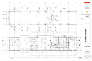 DN
1234567
8
9
1012
2' - 9 3/8"
20'-0"
7'-31/4"
19'-81/2"
19'-81/2"
9'-89/16"0'-31/2"3'-43/16"0'-31/2"6'-03/4"
0' - 3 1/2"
2' - 1"
0' - 3 1/2"
6' - 4 1/2"
0' - 3 1/2"
2' - 9 3/8"
Fridge
Dining
Master BedroomLaundry
Pantry
Closet
16' - 0" 16' - 0" 12' - 0" 12' - 0" 12' - 0" 12' - 0" 12' - 0" 12' - 0"
Roof above
9'-77/16"
2'-8"
2'-111/8"3'-61/2"
1'-1"
2'-81/4"
A3
2
A3
1
A41
A4 2
1
A6
--
3
A4
9'-87/16"0'-31/2"5'-0"0'-31/2"4'-51/16"
1
A11
4
A4
2
A11
2
A5
1
A5
8' - 0 7/8" 0' - 3 1/2" 10' - 2" 0' - 3 1/2" 5' - 0" 0' - 3 1/2" 11' - 8 1/2"
5'-0"
7' - 0" 0' - 3 1/2" 7' - 11 3/8" 0' - 3 1/2"3' - 0"0' - 3 1/2" 5' - 0" 0' - 3 1/2" 11' - 8 1/2"
23' - 5 3/4"
22'-81/2"
7' - 4 3/8"
5'-6"
4'-21/2"
15' - 8 3/4"
19'-103/8"
32
3'-0"
2'-0"
0'-11"
6
A4
5
A4
1
A9
2
A9
A7
4
3
1
2
A8
1
A8
3
A8
2A8
8
910
11
A8
16
A8
15
1314
12
0'-33/4"
1
4
5 6 7
8 9
10
11
12
Kitchen
1
Mudroom
2
Living Room
3
Study
4
Hall
5
Mech
6
Guest Room
7
Hall 2
8
Closet
9
Master Bedroom
10
MasterBath
11
Shower
12
Porch
13
2'-0"
2' - 0"
67' - 7 7/8" 4' - 11 5/8"
72' - 7 1/2"
20'-71/2"
20'-71/2"
20'-71/2"
20'-71/2"
12' - 1 3/8" 24' - 4 3/4" 13' - 1 3/4" 18' - 0" 4' - 11 5/8"
12' - 1 3/8" 24' - 4 3/4" 36' - 1 3/8"
72' - 7 1/2"
3 4 5
29
7 8 9 10
38
12 13 14 15
16
17
18
19202122232425262728
1
2
1/2RTable
Chest
Teak Dining Table
Couch
R chair 1
R chair 2
SmRC
Table
R Side
Table
2' - 0"
Guest Bath
1514
Mechanical chase
Screen Porch
14
Outdoor fireplace
1234567
8
9
1012
1
A6
3
A4
1
A11
4
A4
2
A11
2
A5
1
A5
16' - 0" 16' - 0" 12' - 0" 12' - 0" 12' - 0" 12' - 0" 12' - 0" 12' - 0"
20'-0"
6
A4
5
A4
1
A9
2
A9
Braced column bay
Braced column bay
Braced column bay
Bracedcolumnbay
Bracedcolumnbay
Braced column bay
Fireplace foundation wall
See A9 for assembly details
Insulated access panel
Insulated
mechanical
chase
8x8 pier foundation
See S drawings for details
1' - 0 13/16"1' - 1 3/8"
Mitsubishi ASHP on
concrete pad
13
Scale
Project number
Date
Drawn by
DICKERMANRESIDENCE
BLACKFORESTROADLUMBERLAND,SULLIVANCOUNTY,NY
AIA, CPHC, LEED AP BD+C, HERS
129 Sawkill Avenue
Milford PA 18337
Office 570 296 0466
Mobile 267 294 9818
richard@richardpedranti.com
www.richardpedranti.com
Licensed in PA, NY, and NJ
BUILDING
DEPARTMENT
SET
Richard Pedranti is a Certified Passive
House Consultant (CPHC) through the
Passive House Institute US (PHIUS)
P A S S I V E H O U S E
NOT FOR
CONSTRUCTION
1/4" = 1'-0"
5/23/20139:00:38AM
A1
Pier Plan and Floor Plan
12-15
DICKERMAN
5-17-13
RBP
1/4" = 1'-0"
1
First Floor Plan
1/4" = 1'-0"
2
Pier and Foundation Plan
See S drawings for
structural information
 
