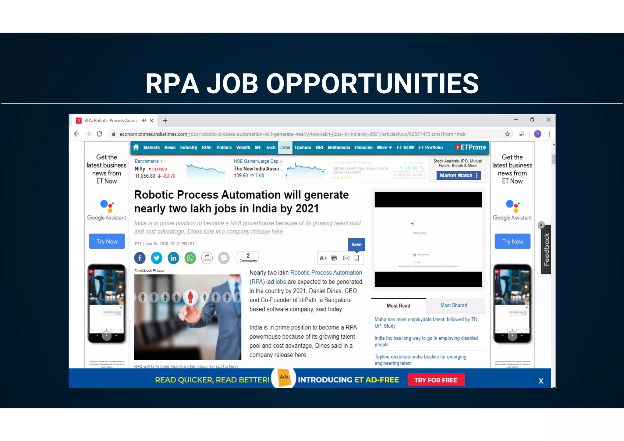 RPA JOB OPPORTUNITIES
 
