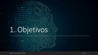 1. Objetivos
12/10/2019ROBOTIC PROCESS AUTOMATION - FELIPE ORTIZ 3
 