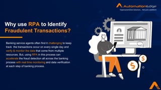 Make Trade Monitoring Better with RPA in Fraud Detection | PPTX