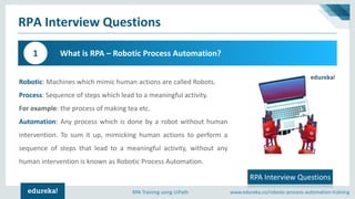 RPA Interview Questions and Answers | UiPath Interview Questions and ...