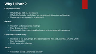 Introduction to Robotic Process Automation by K.G.Maheshwari | PPTX