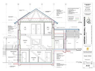 First Floor
0' - 0"
Second Floor
10' - 0"
Roof
18' - 0"
Garden Level
-9' - 0"
7 8 9 106 11
15 16
7
Opional roof
mounted PV
system
Grade
Grade
Metal roof
Reverse board
and batten siding
Intus Windows
Scale
Project number
Date
Drawn by
AIA, CPHC, LEED AP BD+C
129 Sawkill Avenue
Milford PA 18337
Office 570 296 0466
Mobile 267 294 9818
richard@richardpedranti.com
KARPIAK/MULHALLRESIDENCE
1700PineStreetScranton,PA18510
SCHEMATIC DESIGN
DOCUMENTS
NewresidencedesignedtomeetthePassiveHouseStandard
Richard Pedranti is a Certified Passive
House Consultant (CPHC) through the
Passive House Institute US (PHIUS)
RICHARD PEDRANTI
ARCHITECT
P A S S I V E H O U S E
1/4" = 1'-0"
9/25/201210:29:33AM
A8
West Elevation
12-6
Karpiak / Mulhall
September 21, 2012
RBP
1/4" = 1'-0"
1
West Elevation
 