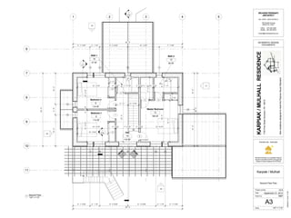 UP
UP
A6
A5
A8
1
1
1
1
A10
1 2 3 4
7
8
9
10
6
11
5
21 22
16' - 6 1/2" 3' - 6" 12' - 8 1/2"
21'-0"
274 SF
Work Room
1
228 SF
Recreational
Space
2
15
55 SF
Mechanical Room
15
2' - 0"
18
14
5'-93/4"
3' - 9 1/32"
7' - 6 1/2"
5'-11"
16
7'-0"
3' - 5 31/32"
22 SF
Laundry Room
16
24 SF
Powder Room
17
1
Z15
192 SF
Greenhouse
18
11' - 9 1/4" 12' - 0" 11' - 9 1/4"
35' - 6 1/2"
23'-53/4"8'-23/4"
31'-81/2"
23'-53/4"8'-23/4"
31'-81/2"
7' - 4 7/8" 20' - 8 3/4" 7' - 4 7/8"
35' - 6 1/2"
17
20
19
23
Scale
Project number
Date
Drawn by
AIA, CPHC, LEED AP BD+C
129 Sawkill Avenue
Milford PA 18337
Office 570 296 0466
Mobile 267 294 9818
richard@richardpedranti.com
KARPIAK/MULHALLRESIDENCE
1700PineStreetScranton,PA18510
SCHEMATIC DESIGN
DOCUMENTS
NewresidencedesignedtomeetthePassiveHouseStandard
Richard Pedranti is a Certified Passive
House Consultant (CPHC) through the
Passive House Institute US (PHIUS)
RICHARD PEDRANTI
ARCHITECT
P A S S I V E H O U S E
1/4" = 1'-0"
9/25/201210:29:16AM
A1
Garden Level Floor Plan
12-6
Karpiak / Mulhall
September 21, 2012
RBP
1/4" = 1'-0"
1
Garden Level
 