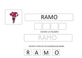 R palabras