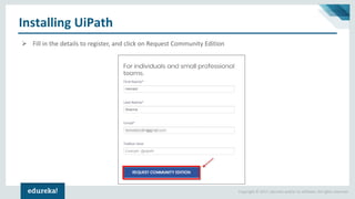 Rpa Automation Tutorial Rpa Training Rpa Tutorial For Beginners Edureka Ppt Free Download Rpa Automation Tutorial Rpa Training Rpa Tutorial For Beginners Edureka Ppt Free Download