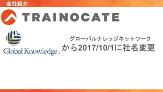 から2017/10/1に社名変更
グローバルナレッジネットワーク
会社紹介
 
