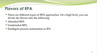 Type 2 Rpa Robotic Process Automation design and presentation MODULE 1.pptx