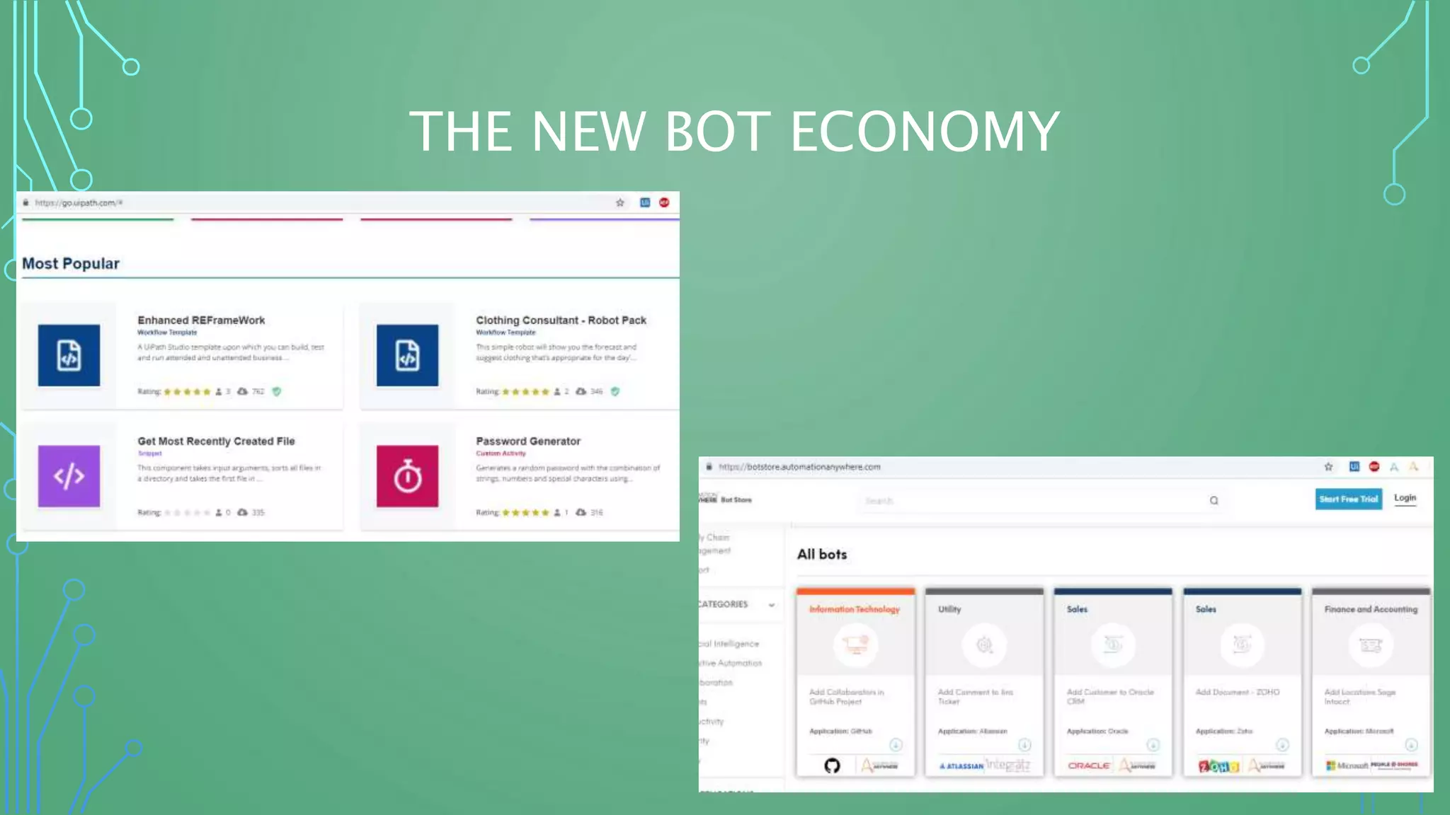 THE NEW BOT ECONOMY
 