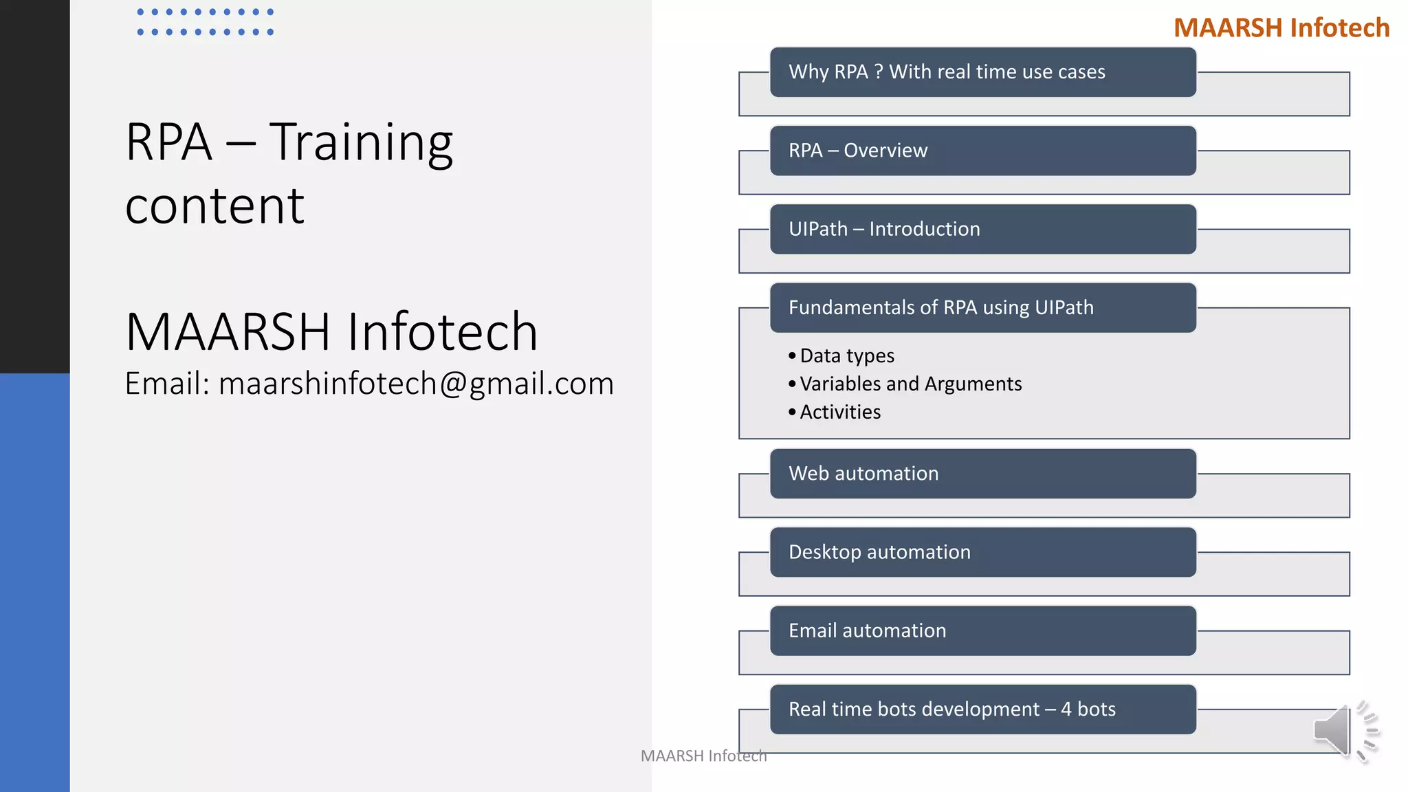 RPA overview and UIPath | PPT