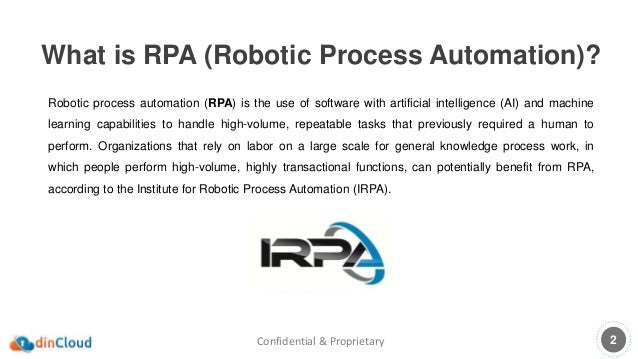 What Is Rpa Robotic Process Automation