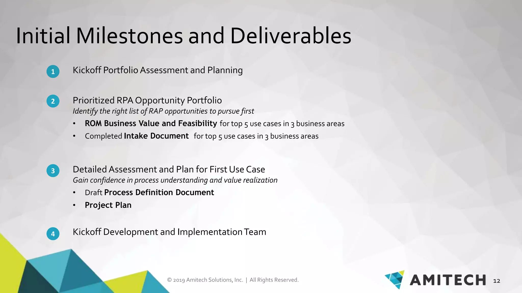 RPA Portfolio Assessment | PPTX