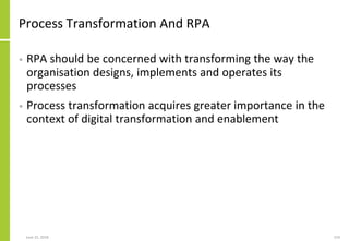 RPA (Robotic Process Automation), POA (Process Oriented Architecture) And BPM (Business Process Management)
