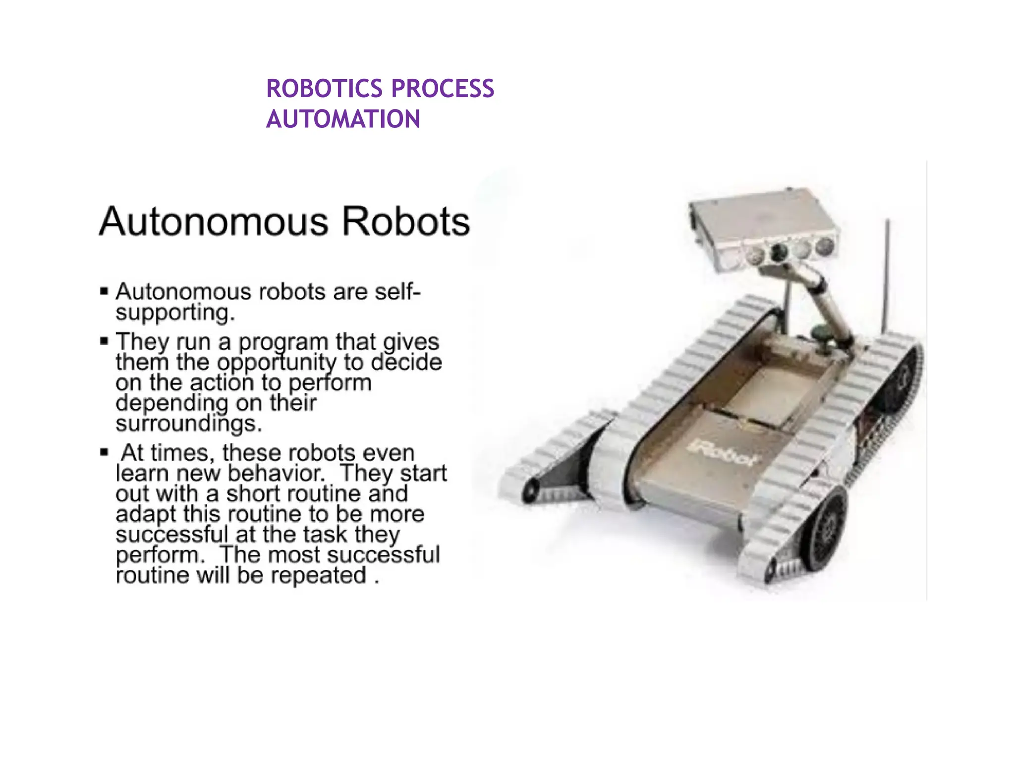 Robotic Process Automation Basic Concepts | PPTX
