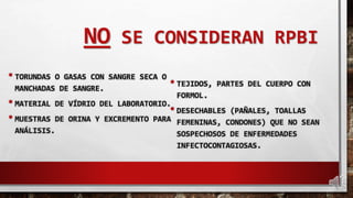 Residuos Peligrosos Biológico-Infecciosos (RPBI) | PPTX