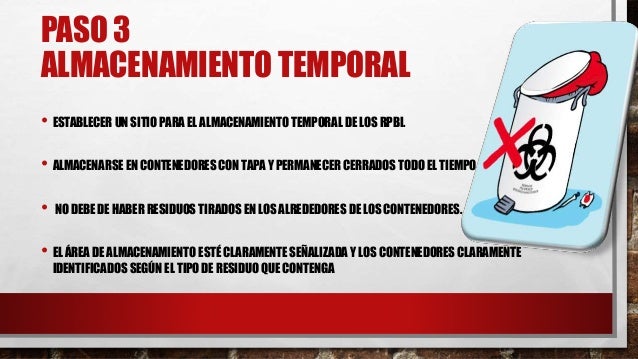 MANEJO DE RESIDUOS PELIGROSOS BIOLOGICO INFECCIOSOS.