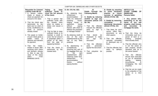  
38	
  
Failing to keep
sufficient funds to
cover the full amount
of the check.
1. That a person has
sufficient funds with
the drawee bank
when he makes or
draws and issues a
check
2. That he fails to keep
sufficient funds or to
maintain a credit to
cover the full amount
if presented within a
period of 90 days
from the date of
appearing thereon.
3. That the check is
dishonored by the
drawee bank
CHAPTER SIX: SWINDLING AND OTHER DECEITS
Requisites for Criminal
Liability under BP 22:
1. A person makes,
draws or issues a
check as payment for
account or for value.
2. That the check was
dishonored by the
bank due to a lack of
funds, insufficiency of
funds or account
already closed.
3. The payee or holder
of such check gives a
written notice of
dishonor and demand
for payment.
4. That the maker,
drawer or issuer, after
receiving such notice
and demand, refuses
or fails to pay the
value of the check
within FIVE
BANKING DAYS.
E. Art. 315, No. 2(E)
1. By obtaining food,
refreshment or
accommodation at
hotel, inn, restaurant,
boarding house,
lodging house or
apartment house
without paying
thereof, with intent to
defraud the proprietor
or manager thereof
2. By obtaining credit at
any of the said
establishments by the
use of any false
pretense
3. By abandoning or
surreptitiously
removing any part of
his baggage from any
of the said
establishment after
obtaining credit, food,
refreshment or
accommodation
therein, without
paying therefor.
III.
Estafa Through the
Following Means
A. Estafa by inducing
another to sign any
document (Article 315
No. 3A)
1. That the offender
induced the offended
party to sign a
document;
2. That deceit be
employed to make
him sign the
document;
2. That the offended
party personally
signed the document;
3. That prejudice be
caused.
B. Estafa by resorting
to some fraudulent
practice to insure
success in gambling
(Article 315 No. 3B)
C. Estafa by removing,
concealing or
destroying documents
(Article 315 No. 3C)
1. That there be court
record, office files,
documents or any
other papers;
2. That the offender
removed, concealed
or destroyed any of
them;
3. That the offender had
intent to defraud
another.
ARTICLE 316
OTHER FORMS OF
SWINDLING
Persons liable:
1. Any person who,
pretending to be the
owner of any real
property, shall convey,
sell, encumber or
mortgage the same.
a. That the thing be
immovable, such as a
parcel of land or a
building; (property
must actually exist)
b. That the offender who
is not the owner of
said property should
represent that he is
the owner thereof
c. That the offender
should have executed
an act of ownership
(selling, leasing,
encumbering or
mortgaging the real
property);
d. That the act be made
to the prejudice of the
owner or a third
person
.	
  	
  	
  
	
   	
  
 