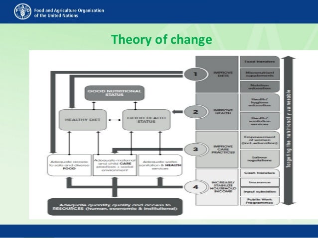 Theory of change
 