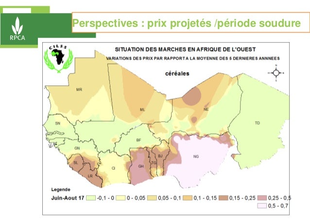 Perspectives : prix projetés /période soudure
 