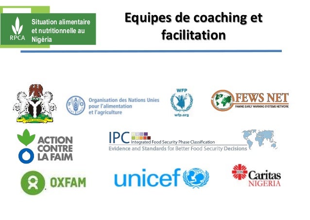 Equipes de coaching et
facilitation
Situation alimentaire
et nutritionnelle au
Nigéria
 