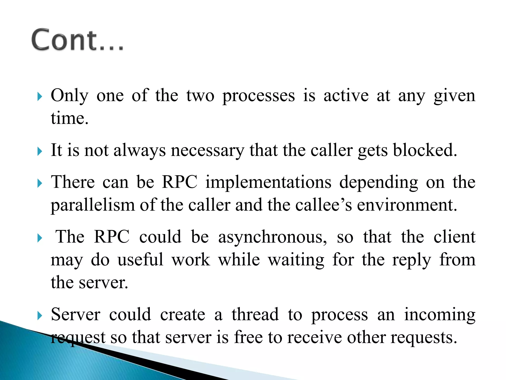 RPC: Remote procedure call | PPTX
