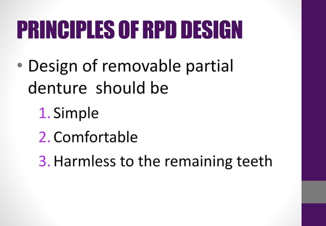 Removable partial denture | PPTX | Dental Health | Diseases and Conditions