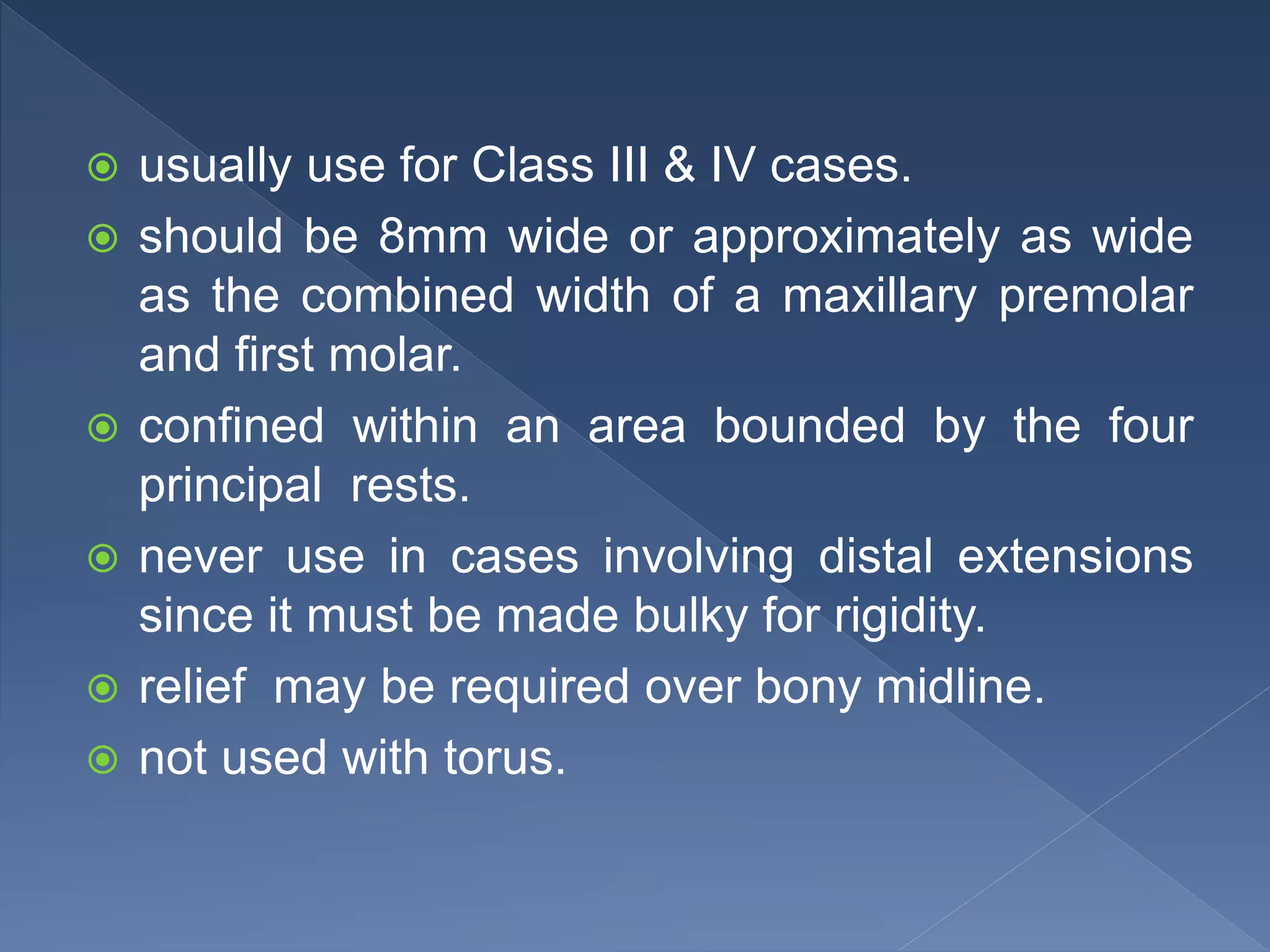 RPD Major Connectors PPT