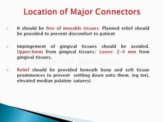 Rpd component + major connectors 2nd yr