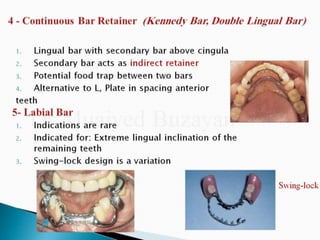 Rpd component + major connectors 2nd yr