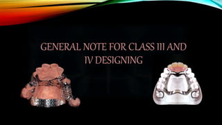 removable partial denture RPD design part 2 | PPTX