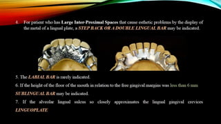 removable partial denture RPD design part 2 | PPTX