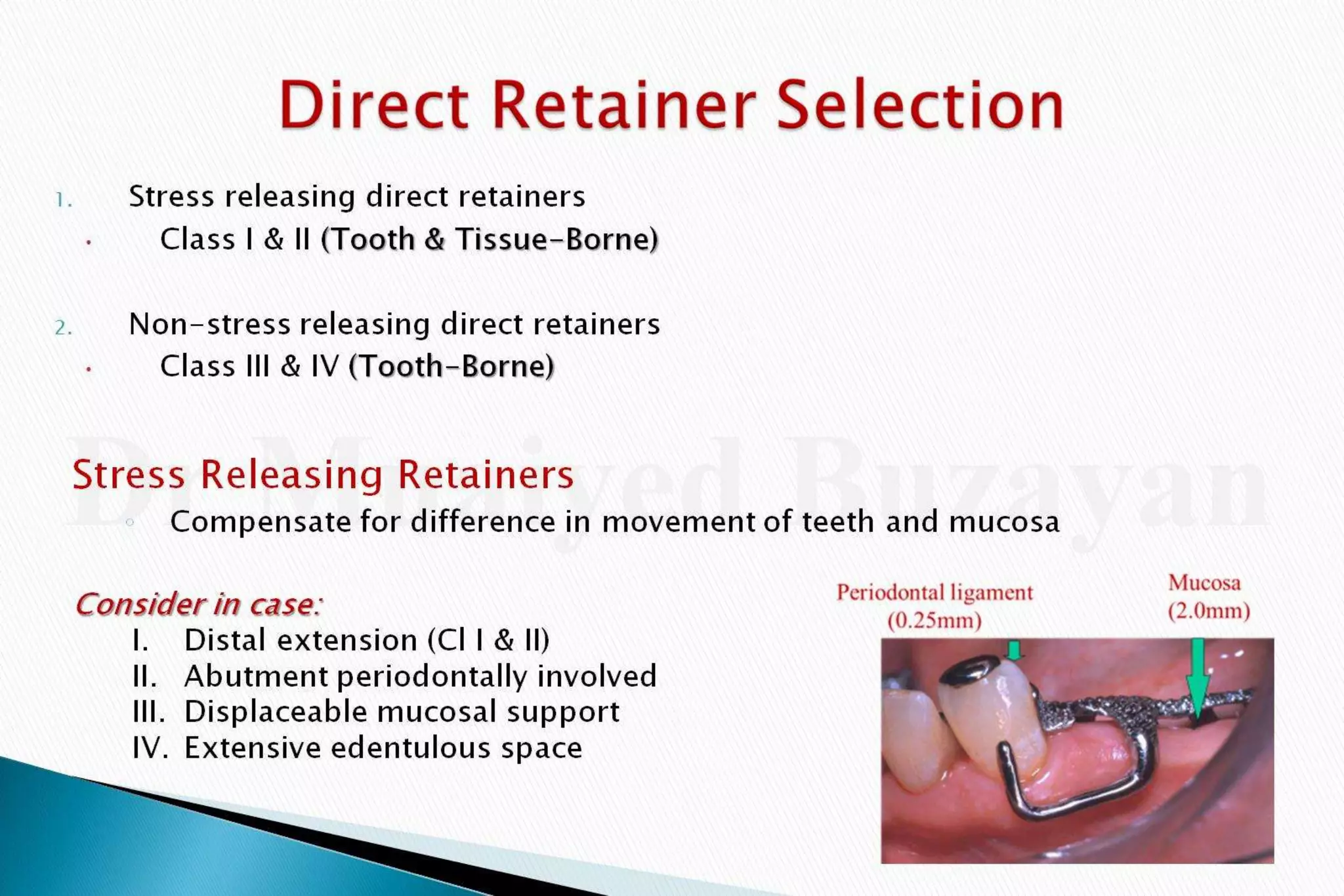 Rpd direct retainers 2nd yr | PPTX