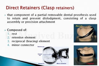 Rpd  direct retainers 2nd yr