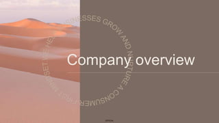 OFFICIAL
Company overview
 