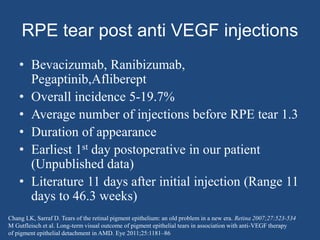 RPE Tear presentations | PPTX