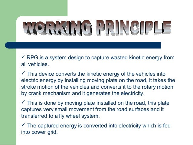 road power generation ppt Power generation using speed breaker ppt | electric generator.