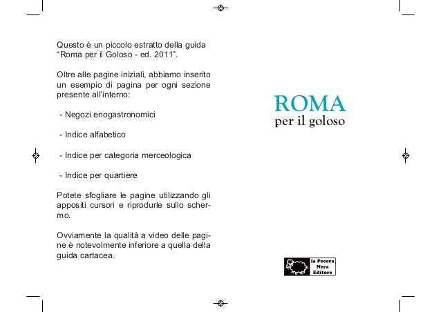 Roma Per Il Goloso 2011