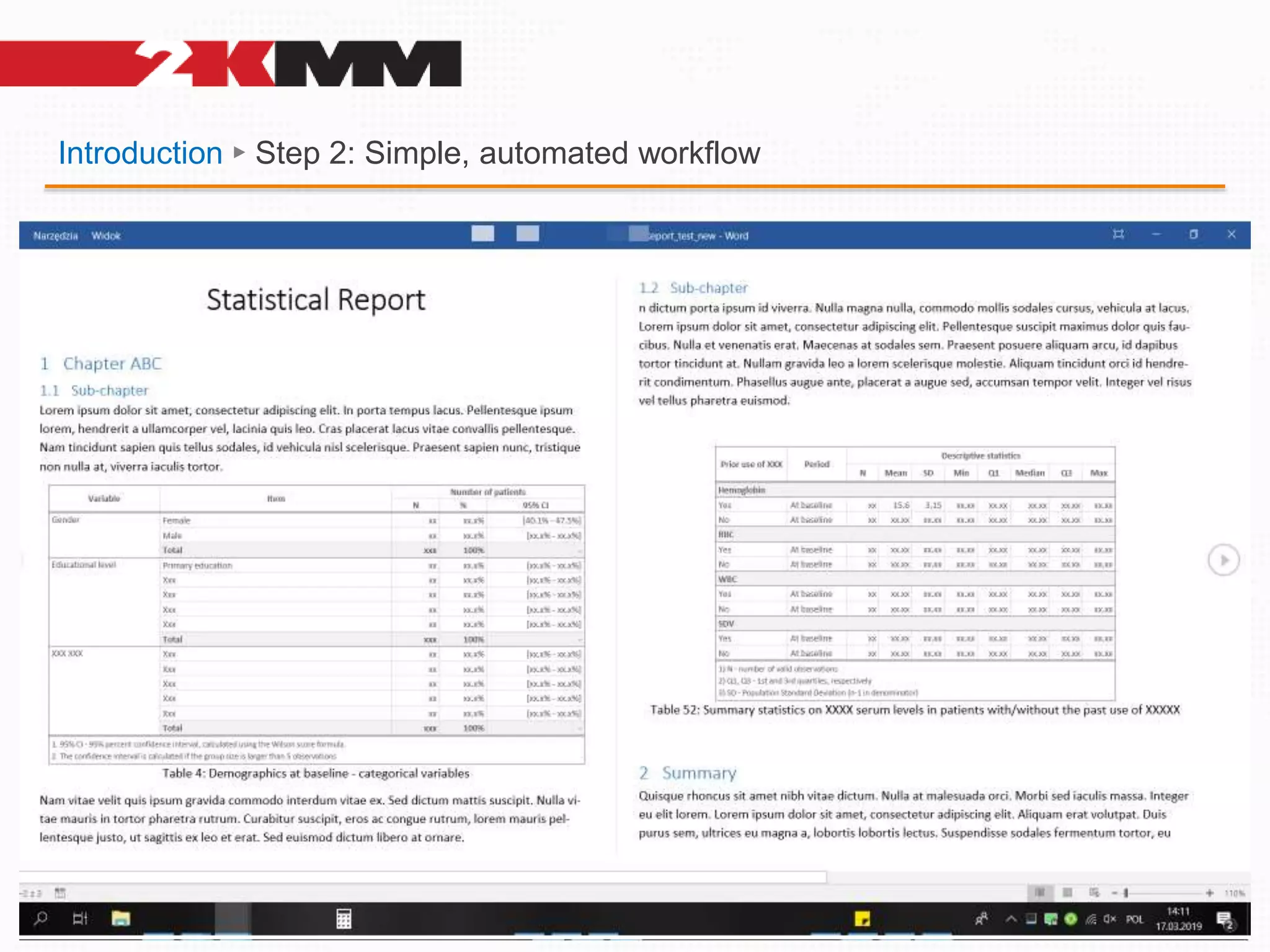 Introduction ► Step 2: Simple, automated workflow
 