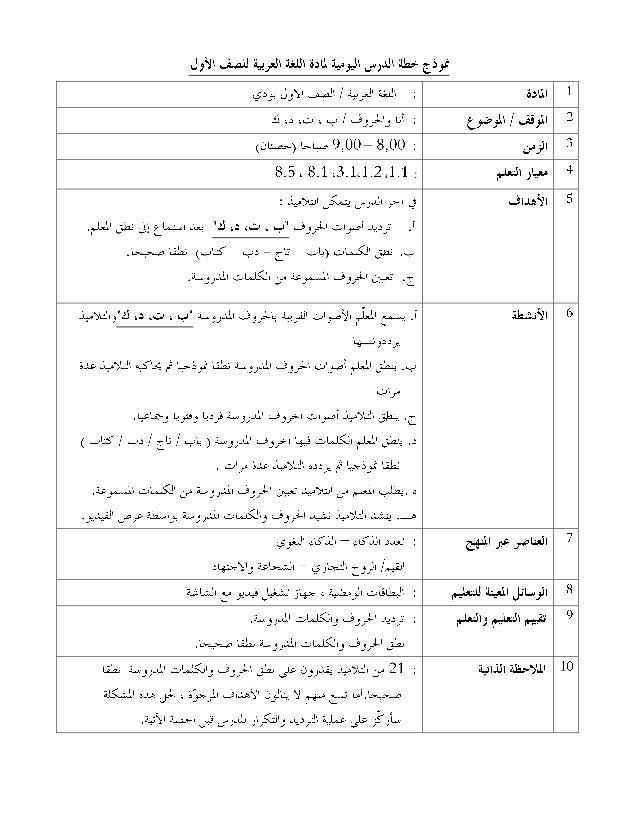 Rph Bahasa Arab Tahun 3 2020