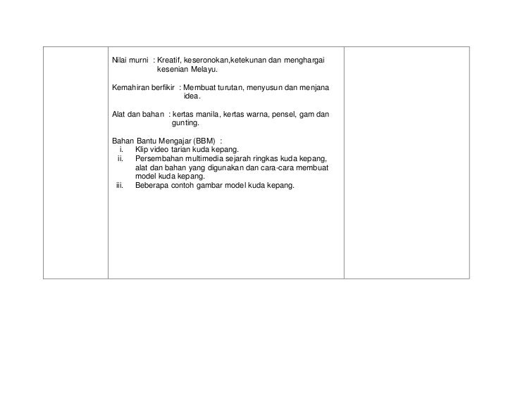 Contoh Kertas Kerja Induksi - Contoh O