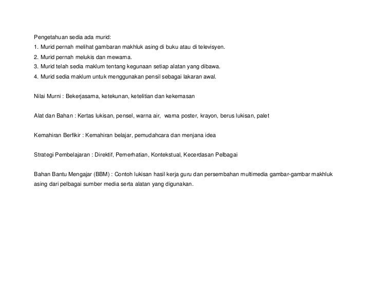 Rph Menggambar tahun 6