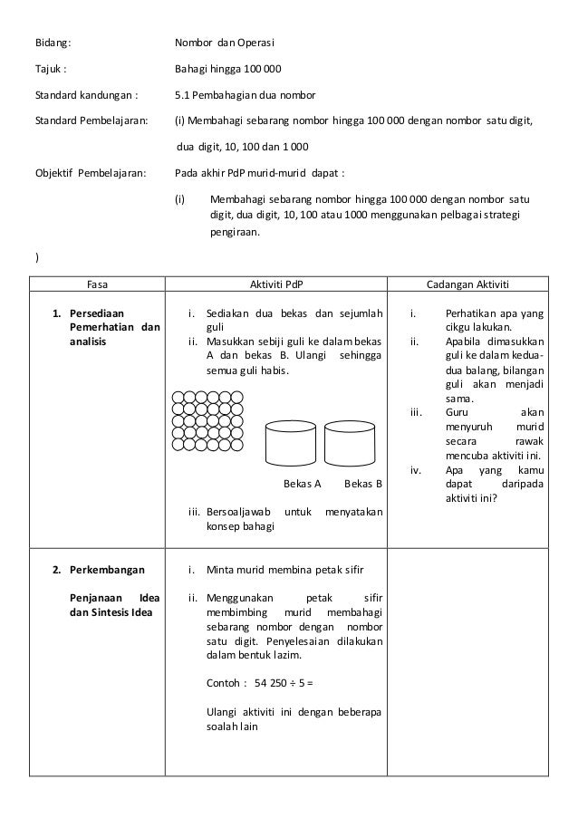 Contoh Soalan Matematik Bahagi Tahun 4 - Contoh Ele